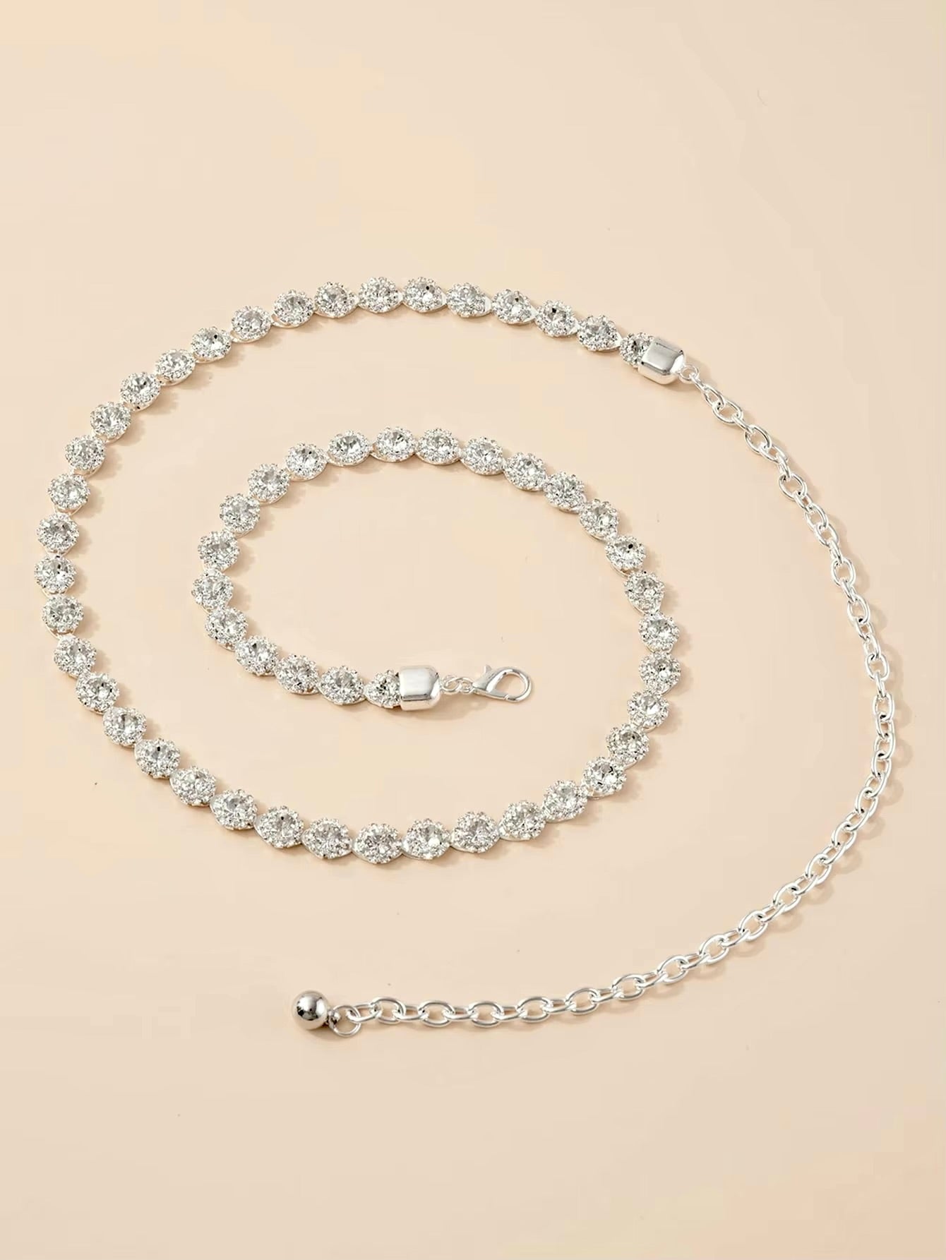 Dana - Crystal Bridal Chain Belt