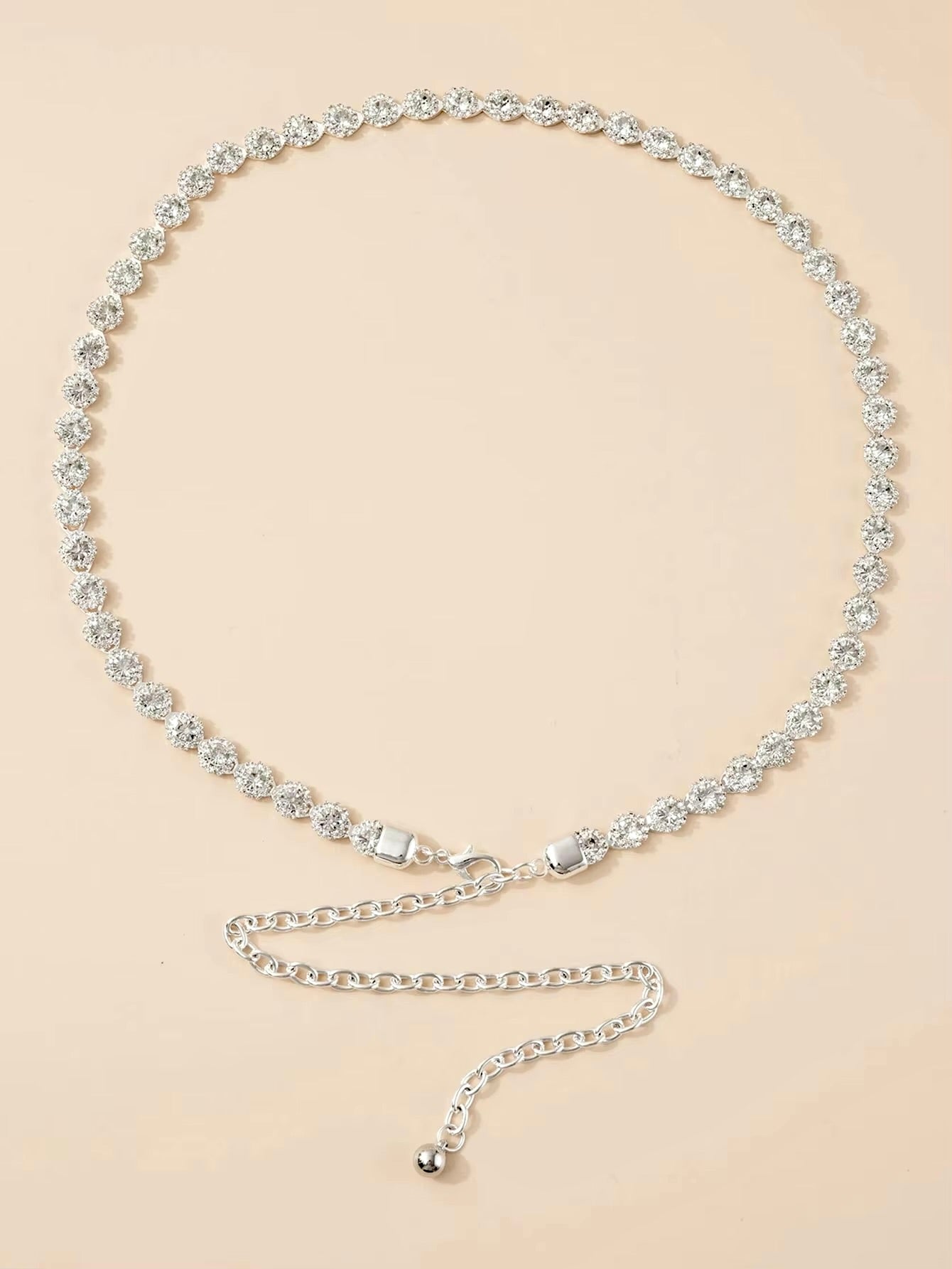 Dana - Crystal Bridal Chain Belt