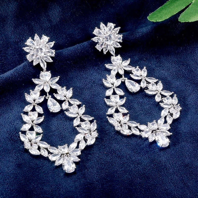 Addison - Cubic Zirconia Bridal Earrings