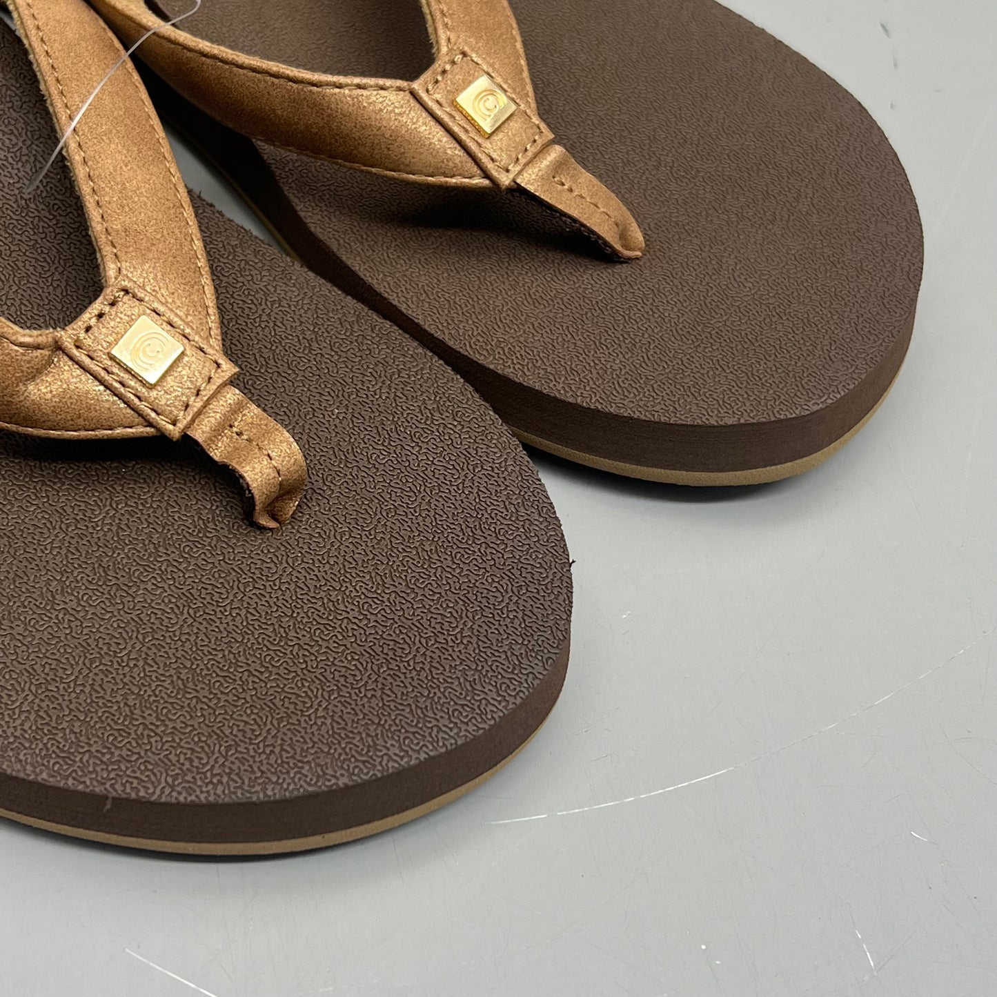 COBIAN Skinny Bounce Comfortable Synthetic Strap Women's Sz 9 Tan SKI25-230-09