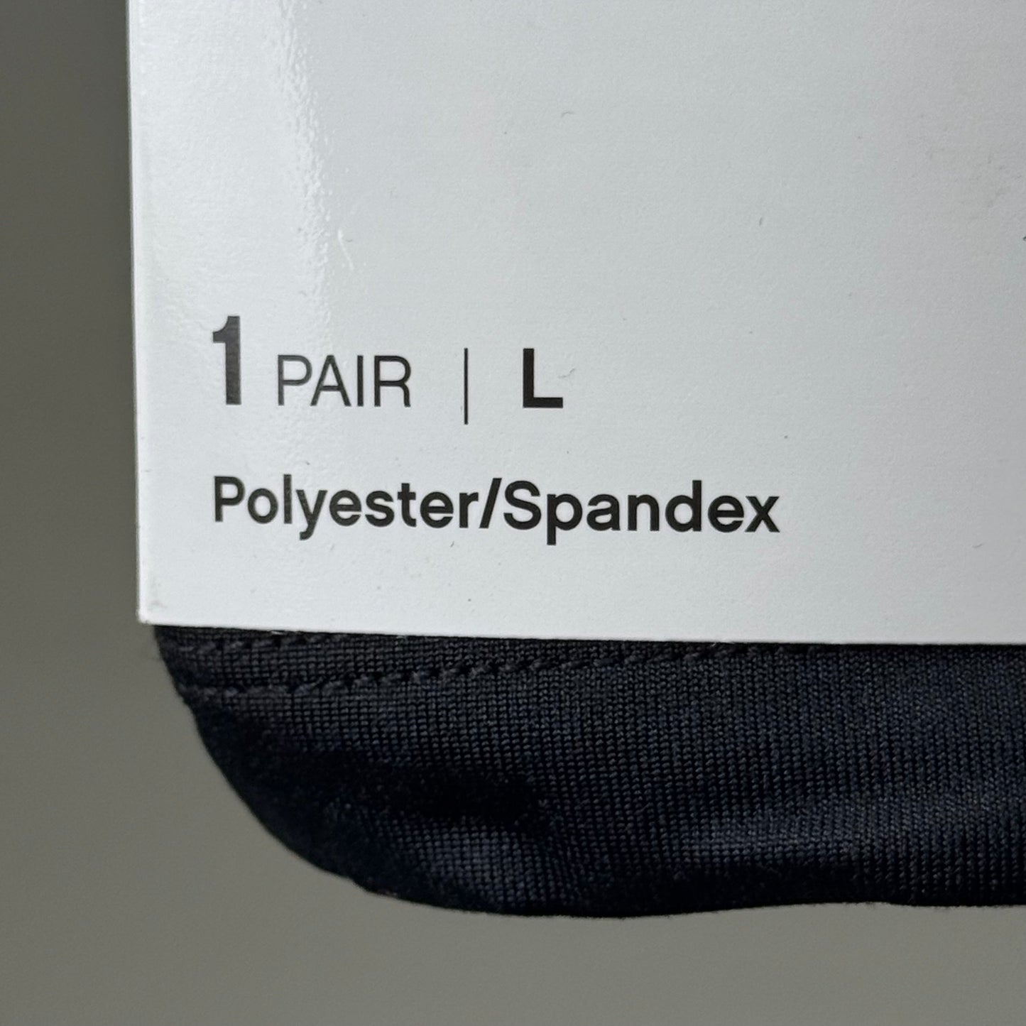 HANES (2 PACK) Mid-Rise Yoga Pants Polyester Spandex Women's Sz L Black 441985