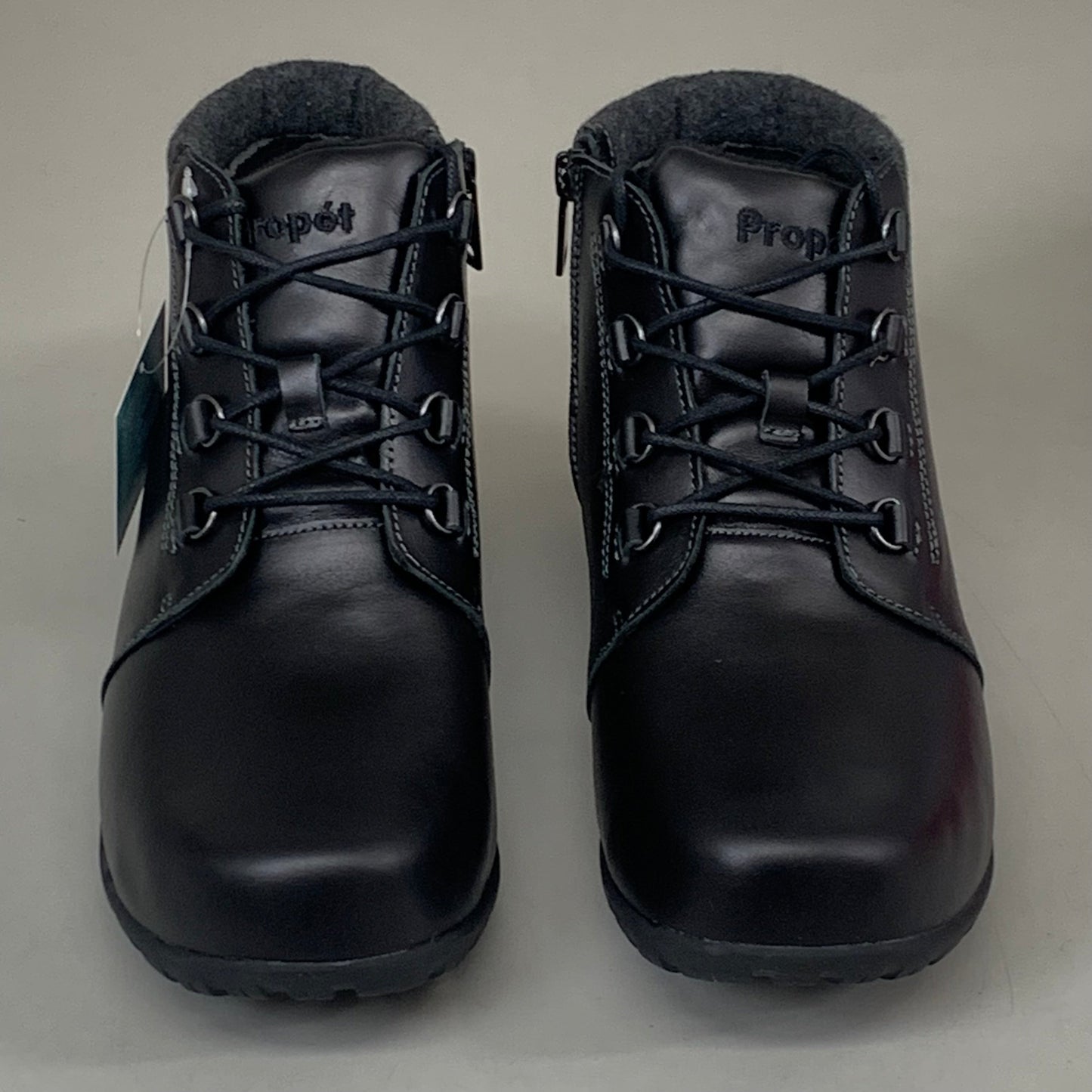 PROPET Delaney Leather Ankle Boot XX(4E) Women's SZ 8.5 Black WFV002LBLKE-08H