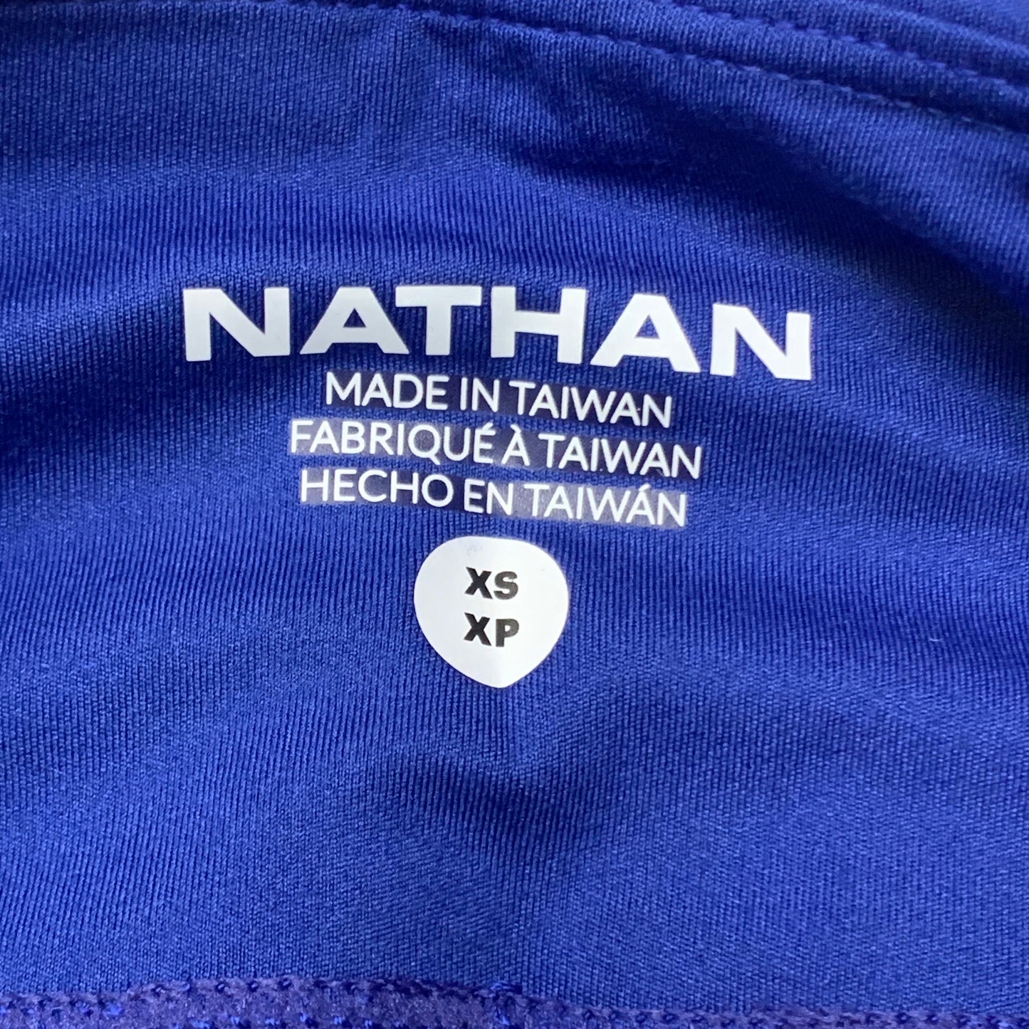 NATHAN Interval 3" Inseam Bike Short Womens Sodalite Blue Sz XS NS51040-60247-XS
