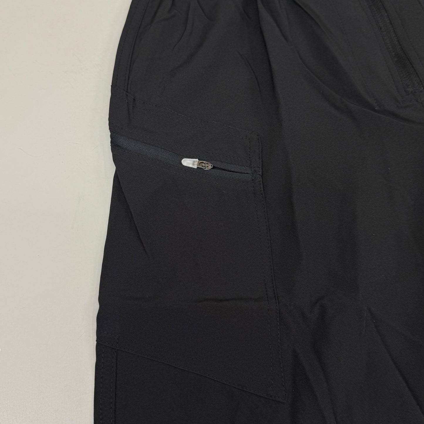 GREEN TOWN 4 Flex Scrubs Jumpsuit Cinch In Waist Women's Sz XL Black GFX-023AST