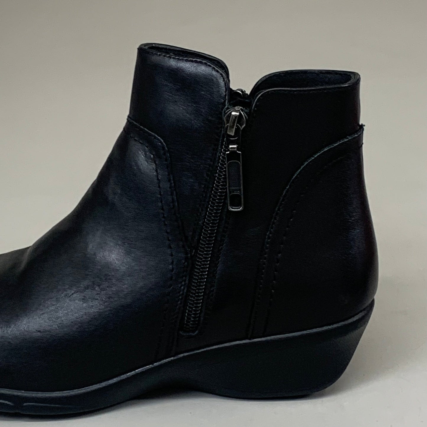 PROPET Waverly Leather Walking Ankle Boot M(B) Women's SZ 9 Black WFX085LBLKM-09