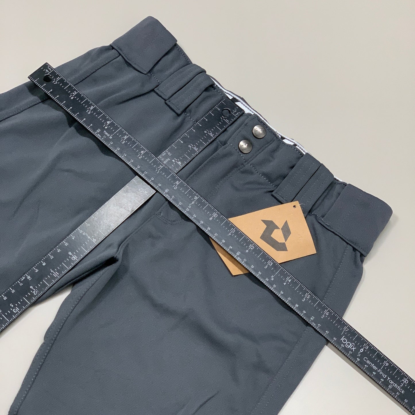 DEMARINI Fierce Fastpitch Belted Softball Pant Women's Sz L Grey WTD4040CHGL