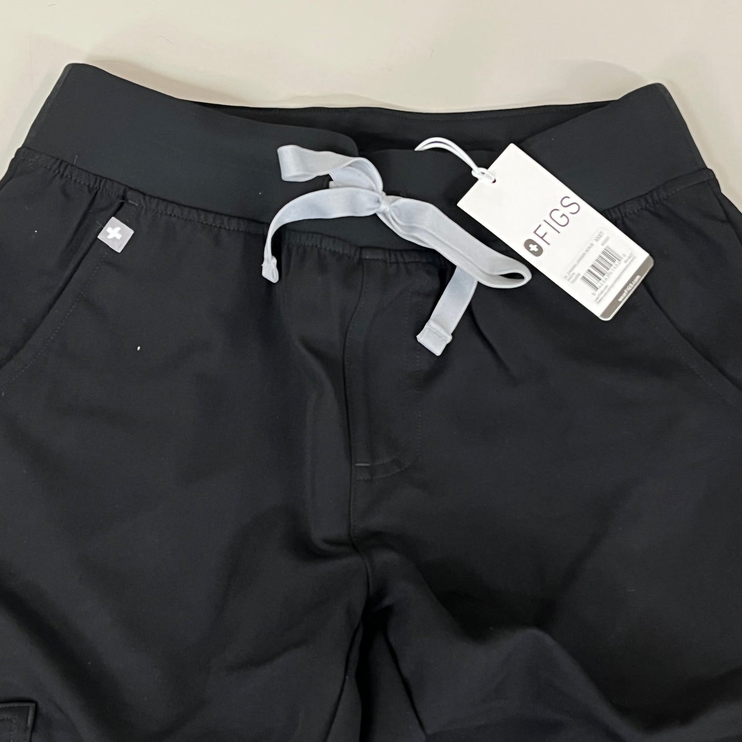FIGS Zamora Jogger Scrub Pants Women's Sz XXST (Tall) 31" Inseam Black 1000208