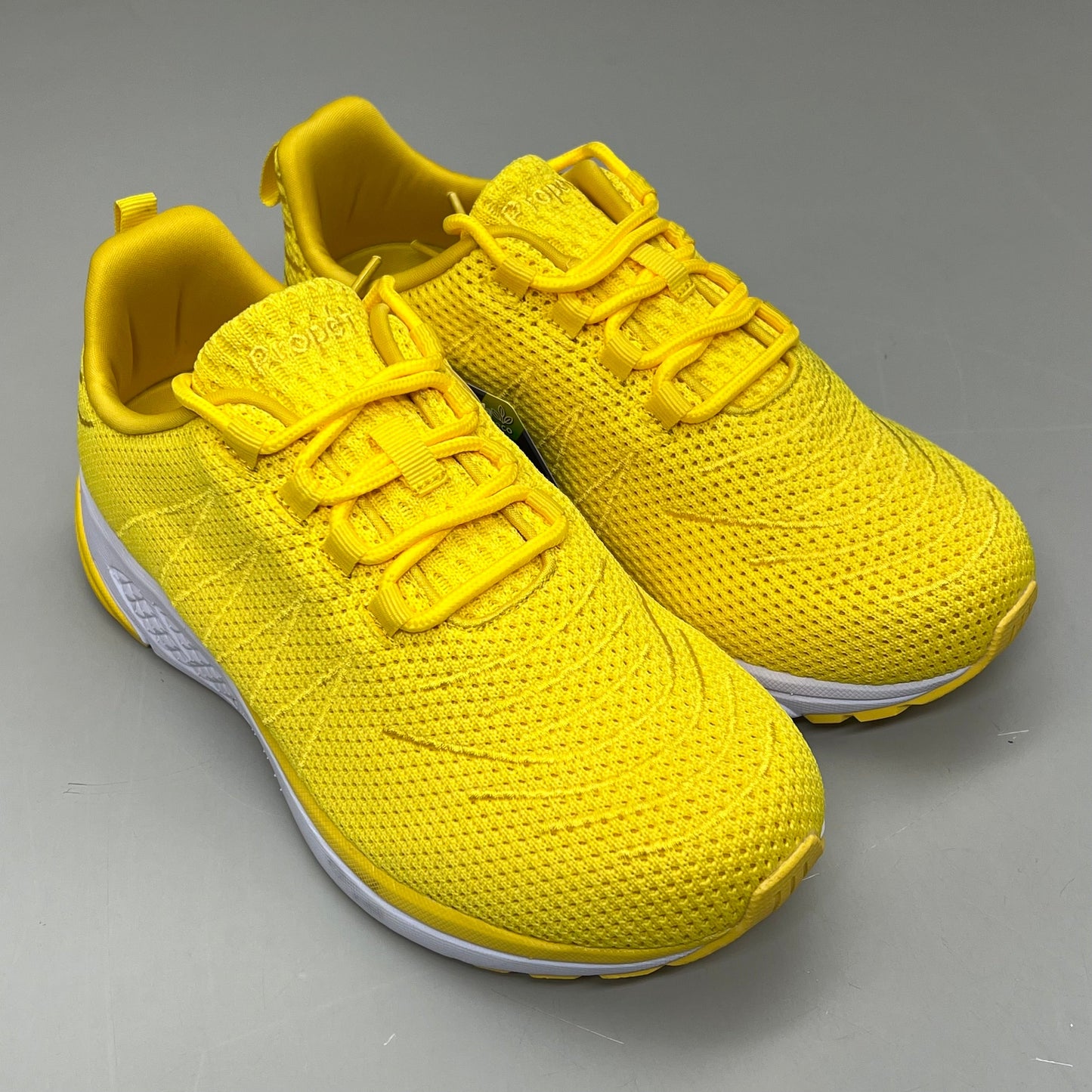 PROPET Tour Knit Double Insoles Breathe Ortholite Shoes Women's Sz 7 X(2E) Lemon WAA112M
