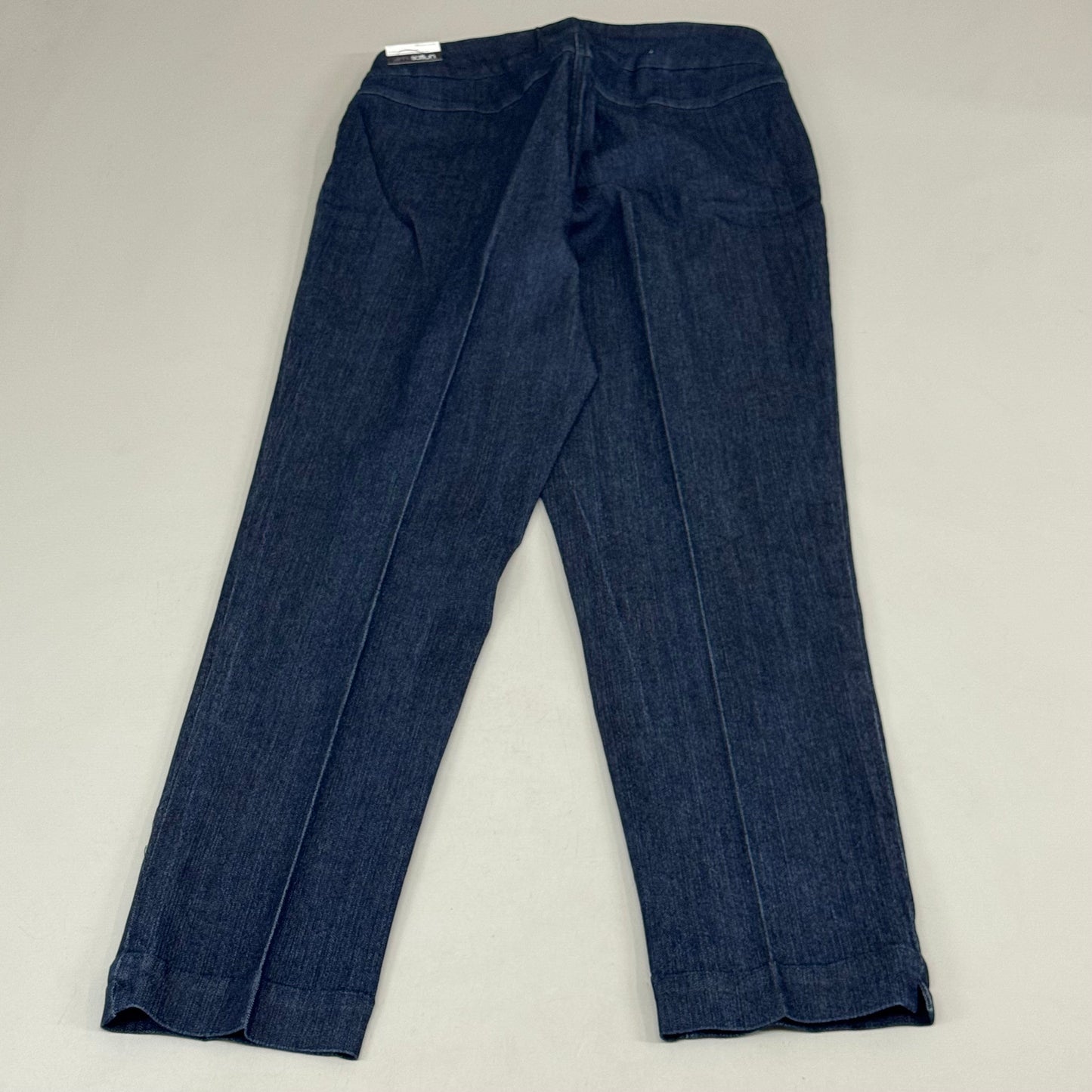 MULTIPLES Narrow Leg Pant Petite Women's Sz 10 Denim M2604P