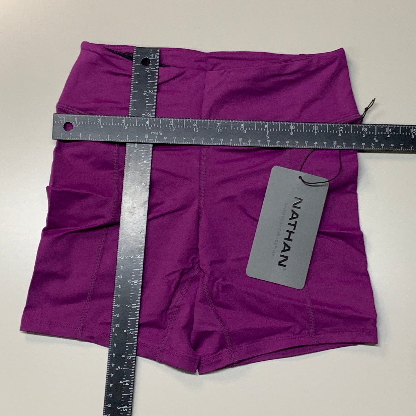 NATHAN Interval 6" Inseam Bike Short Women's Plum Size XS NS51520-70030-XS