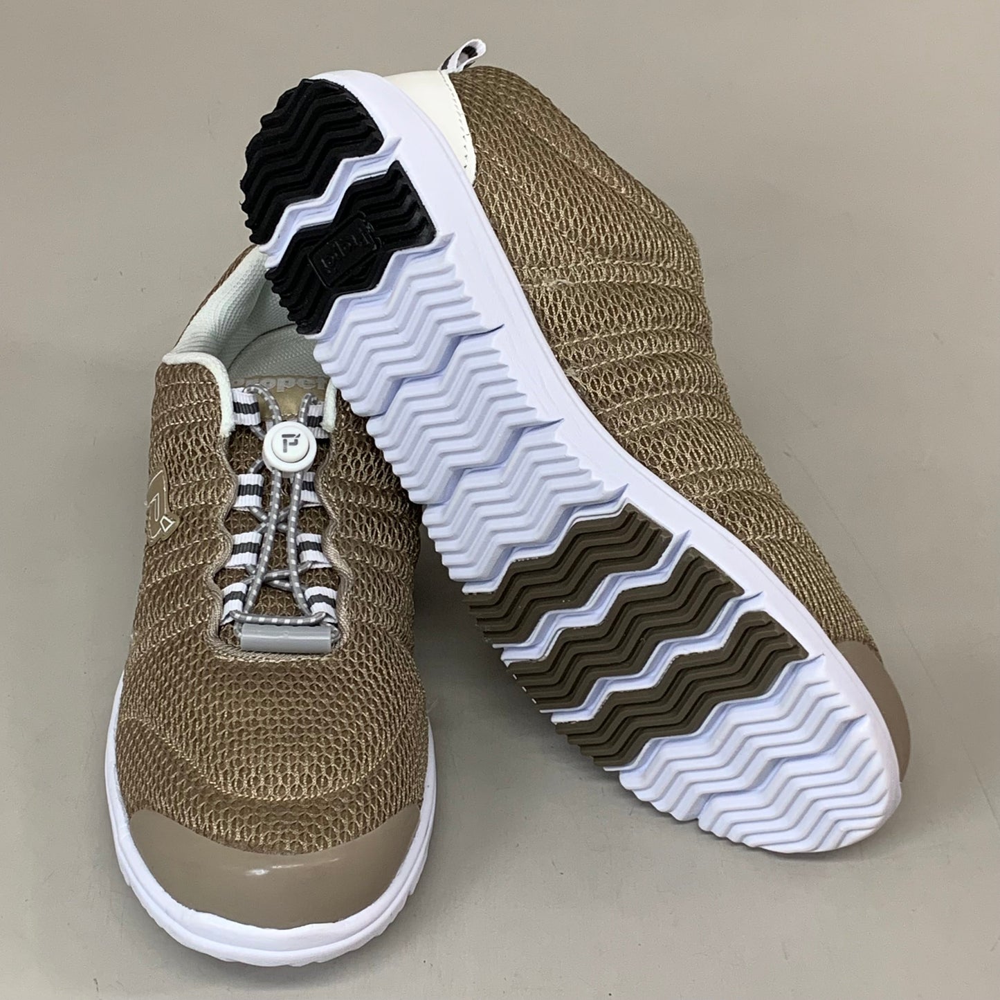 PROPET Travel Walker II Sneaker Shoes Women's SZ 7.5 Taupe Mesh W3239T-W-07H