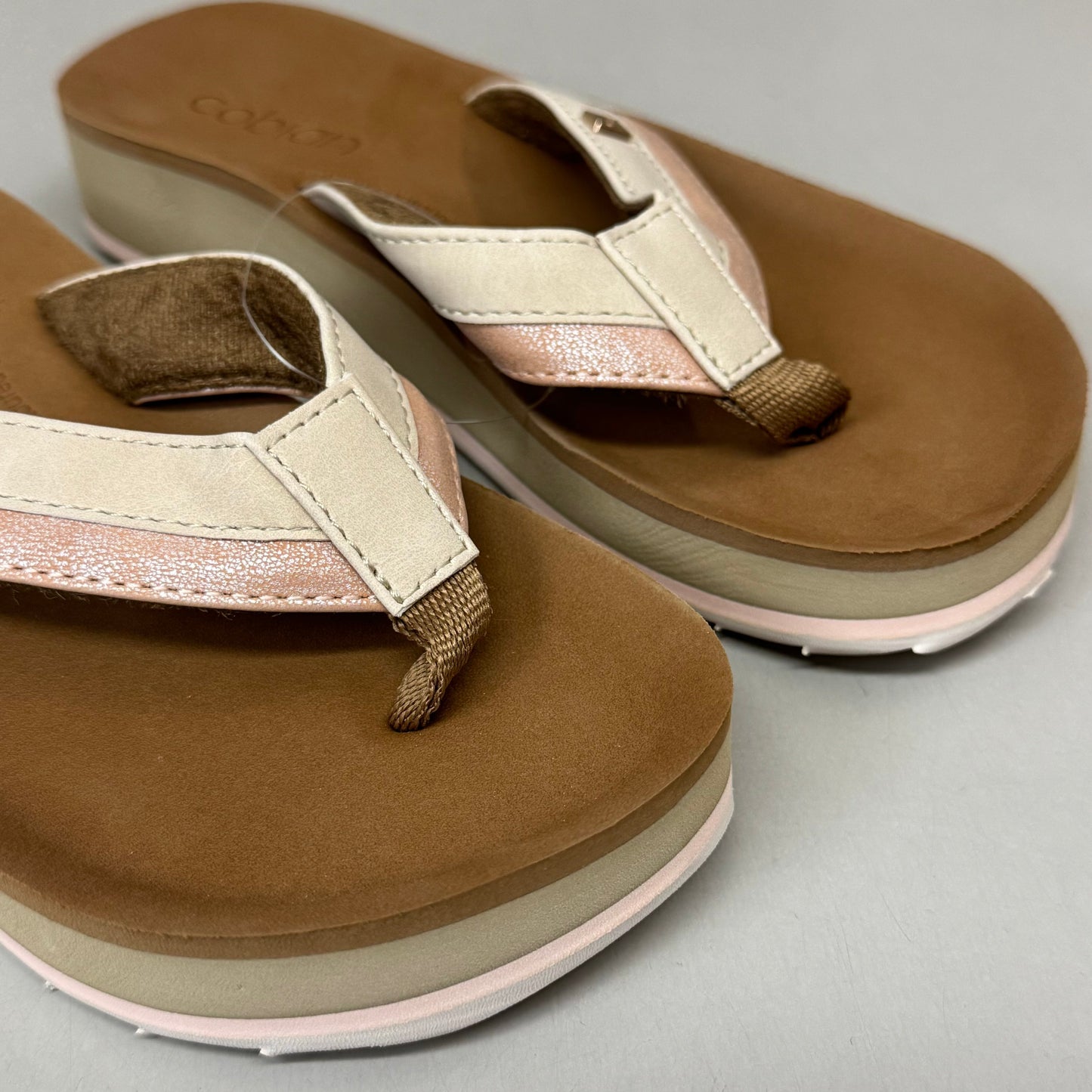 COBIAN Reya Rise Sandal's Women's Sz 6, EU 35.5 Rose REY22-630-06