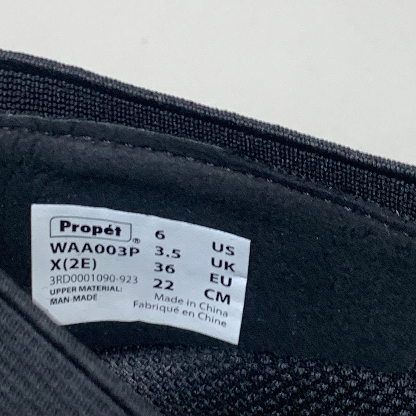 PROPET Onalee Mary Jane Double Orthotic Shoes X(2E) Women's SZ 6 Black WAA003PAB-X-06