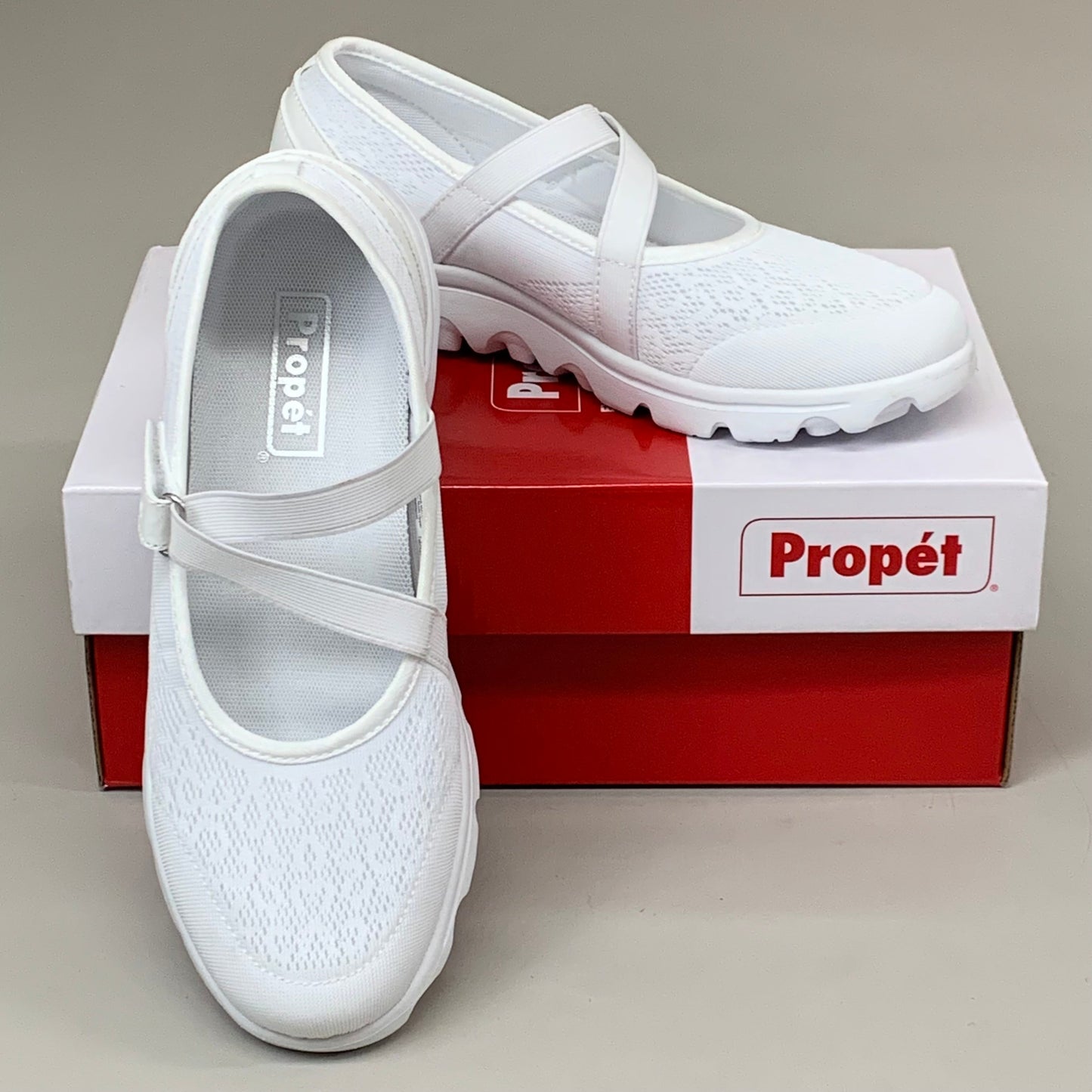 PROPET Travelactiv Mary Jane Shoes N(AA) Women's SZ 7.5 White W5103W-N-07H