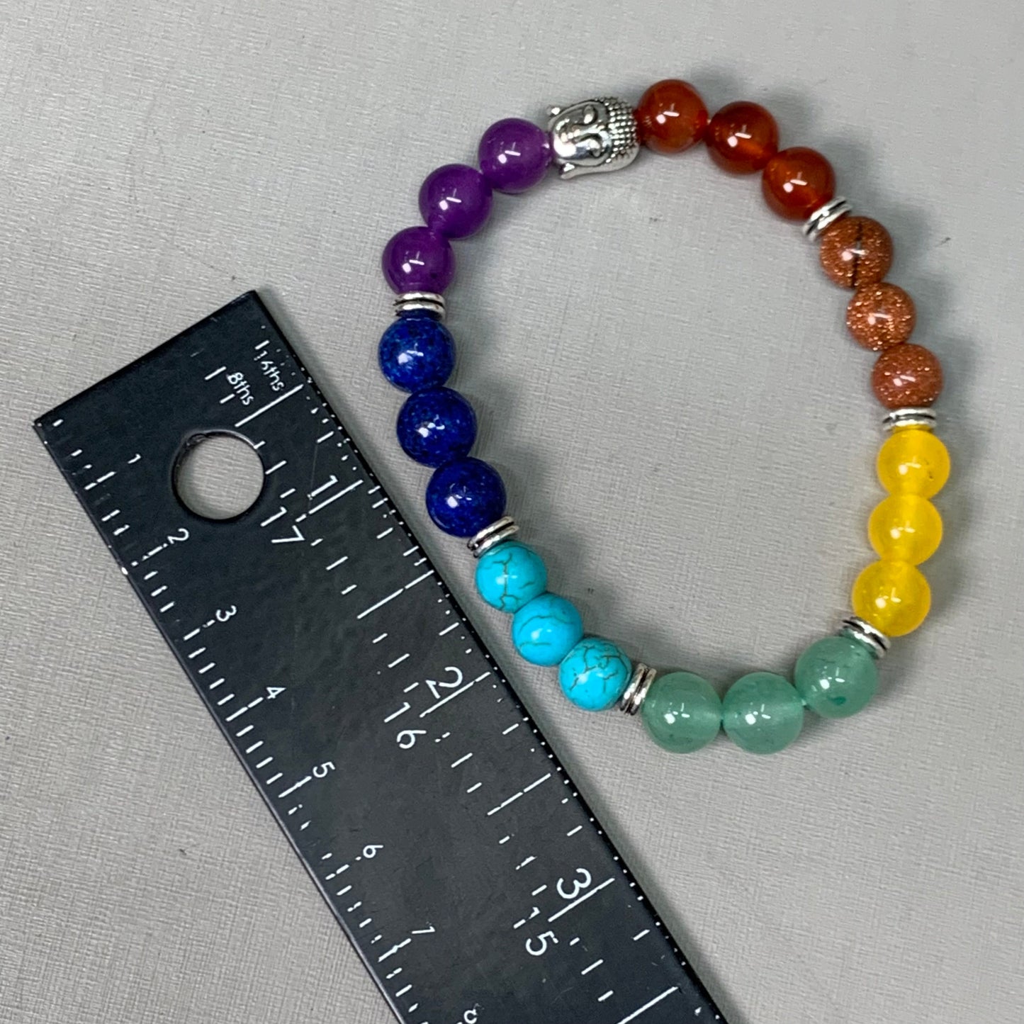 BEST WHOLESALE 12-PACK! Multi Beaded Crystal Bracelets 3" 7 Colors New