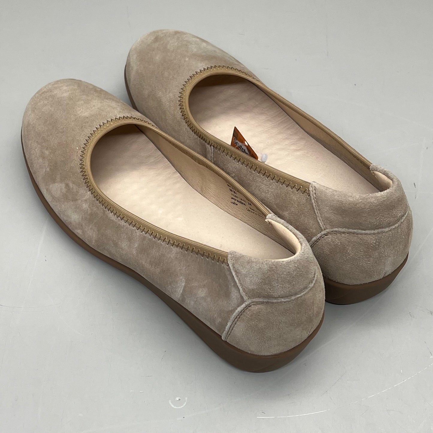 PROPET Yara Slip-On Orthotic Comfort Women's Sz 8.5 M(B) Natural Buff Suede WCX004L