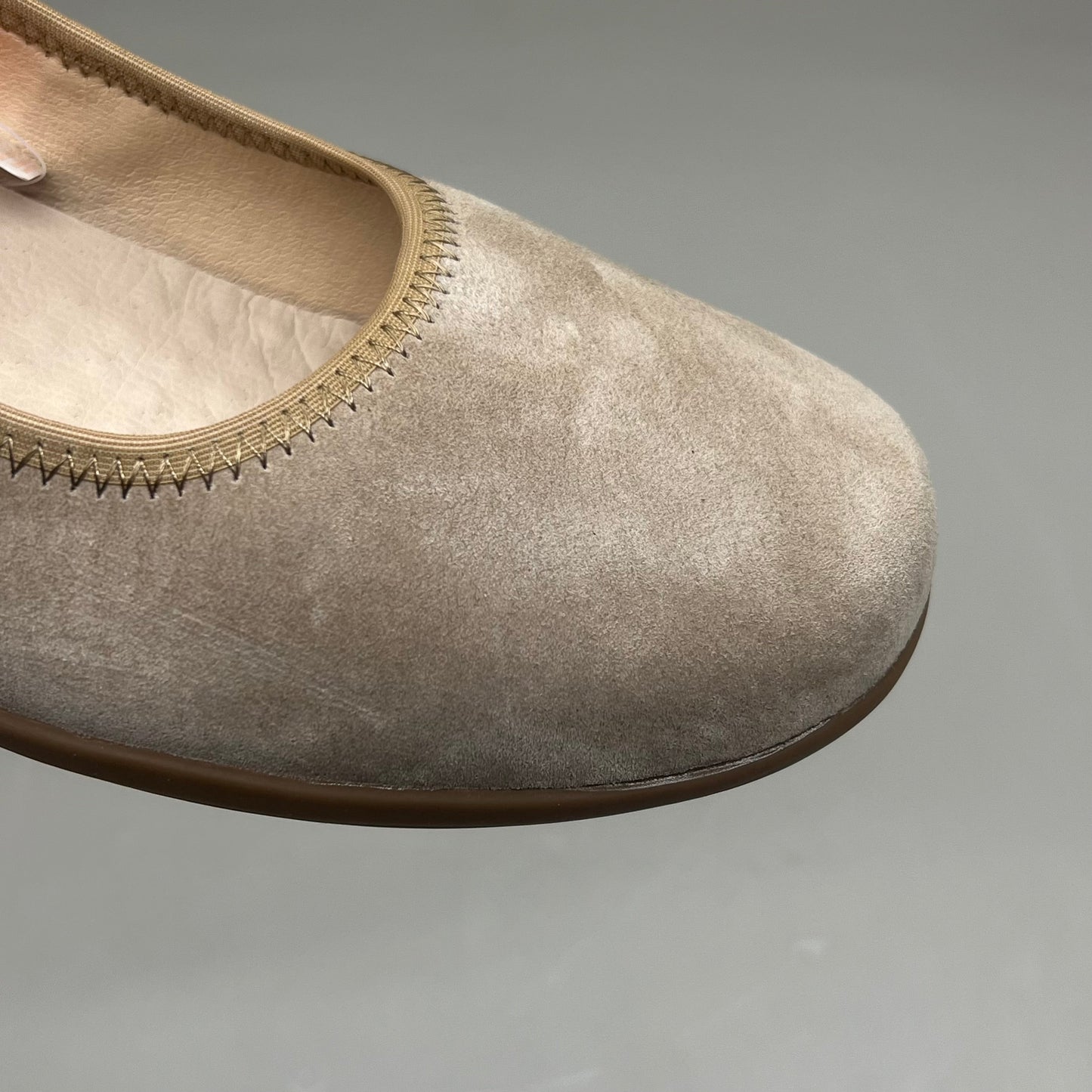 PROPET Yara Slip-On Orthotic Comfort Women's Sz 8.5 M(B) Natural Buff Suede WCX004L