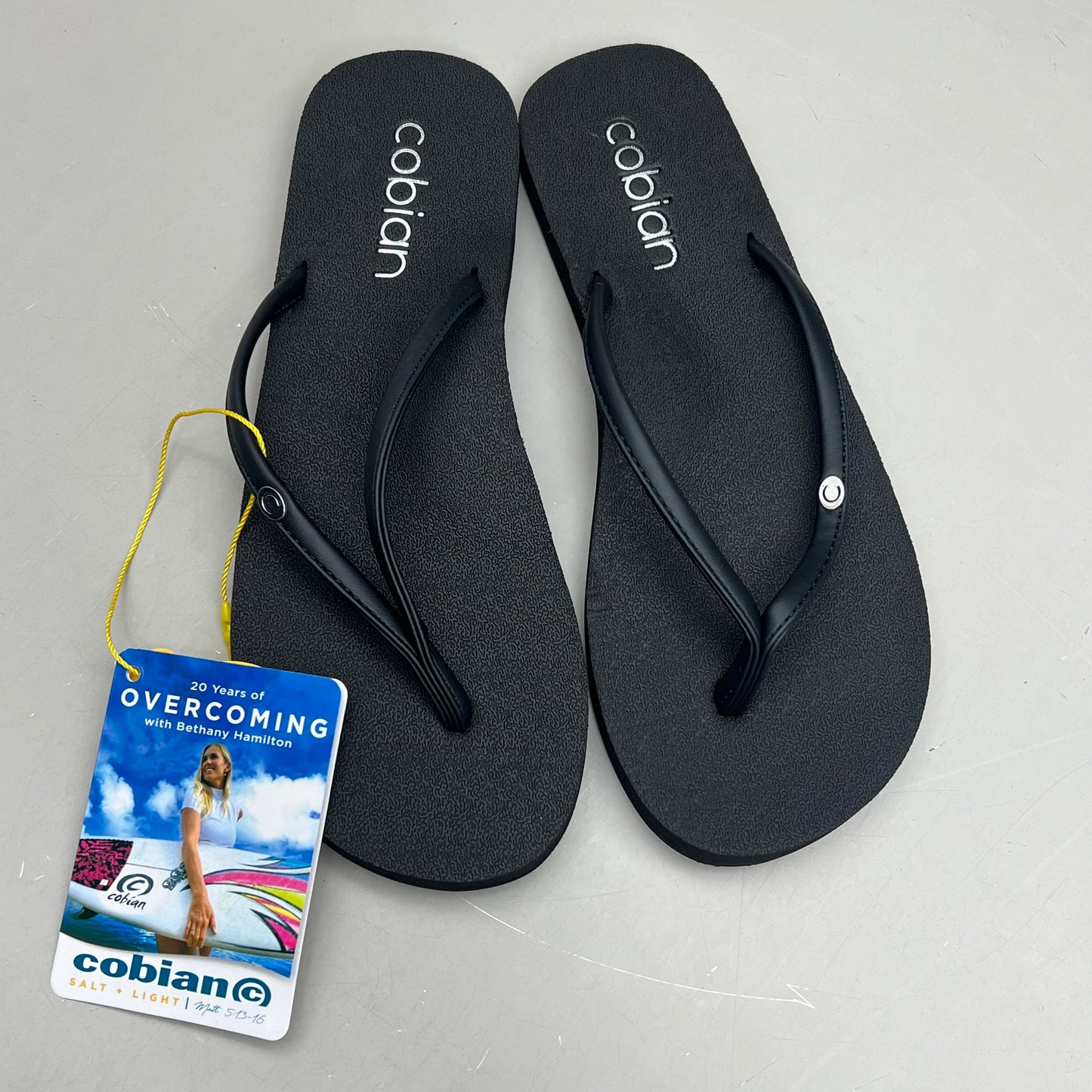 COBIAN Nia's Bounce 2 Synthetic Leather Women's Sz 8, EU 38.5 Black NIA25-001-8