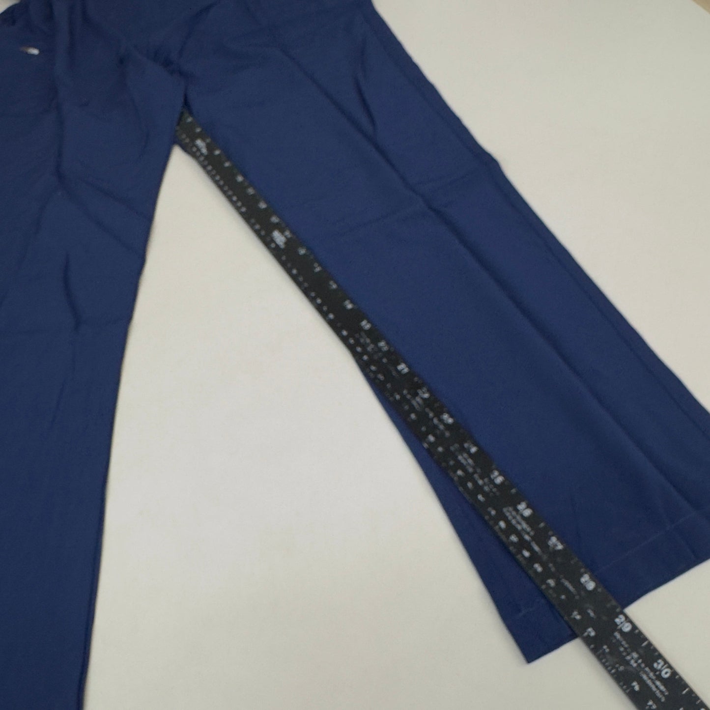 GREEN TOWN 4 Flex Scrubs Jumpsuit Cinch In Waist Women's Sz XL Indigo GFX-023AST