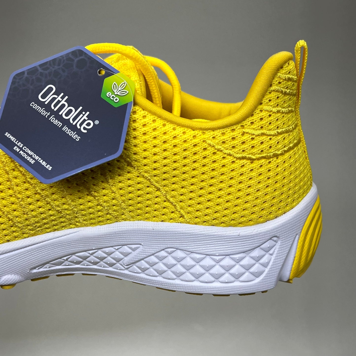 PROPET Tour Knit Double Insoles Breathe Ortholite Shoes Women's Sz 7 X(2E) Lemon WAA112M