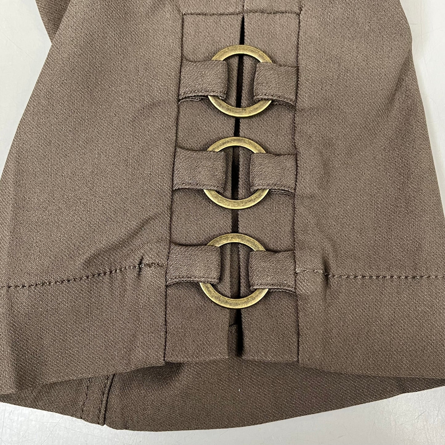 MULTIPLES Ankle Pants Petite Women's Sz 10P Truffle M33709PP