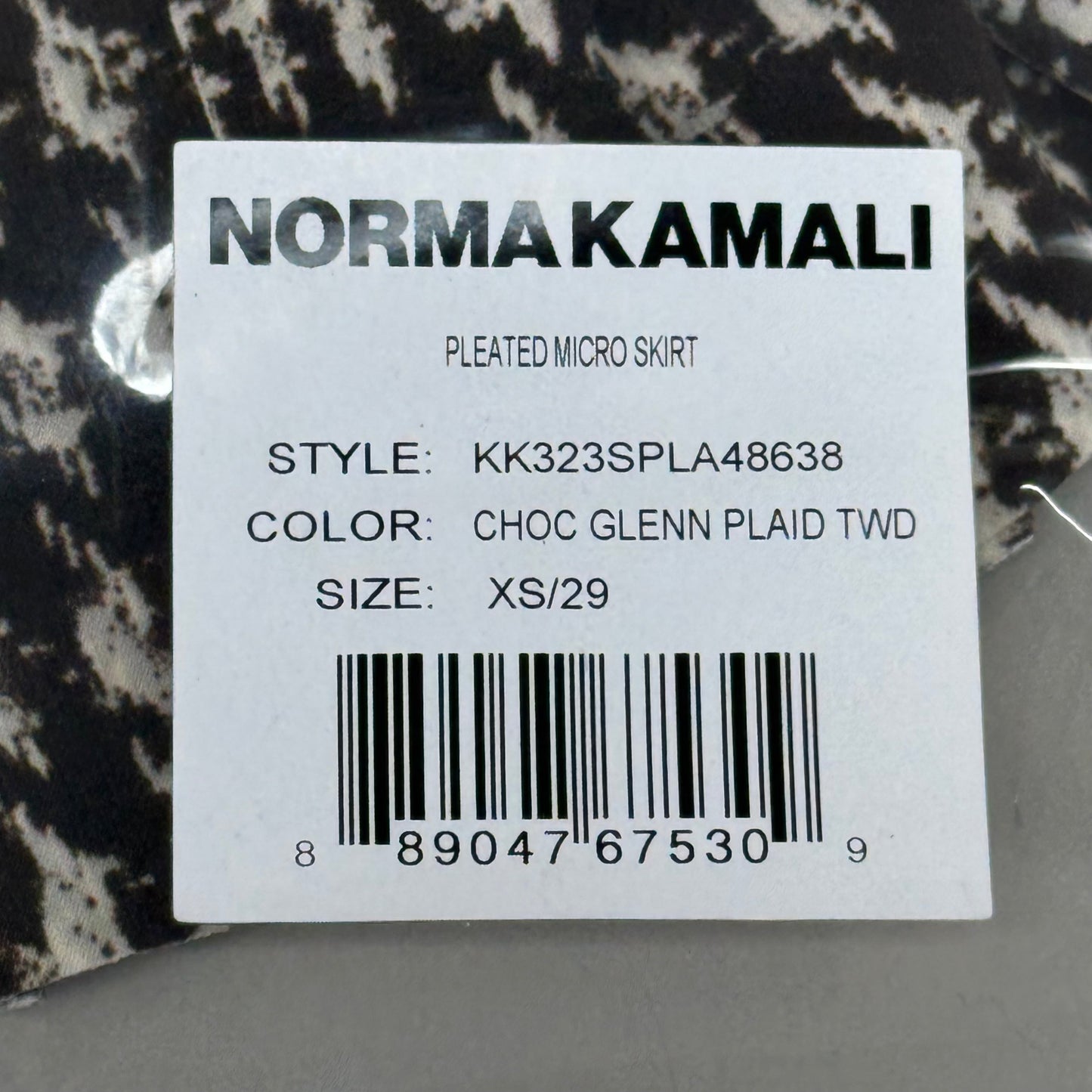 NORMA KAMALI Silky Jersey Pleated Micro Skirt Unlined Womens Sz XS/29 Chocolate