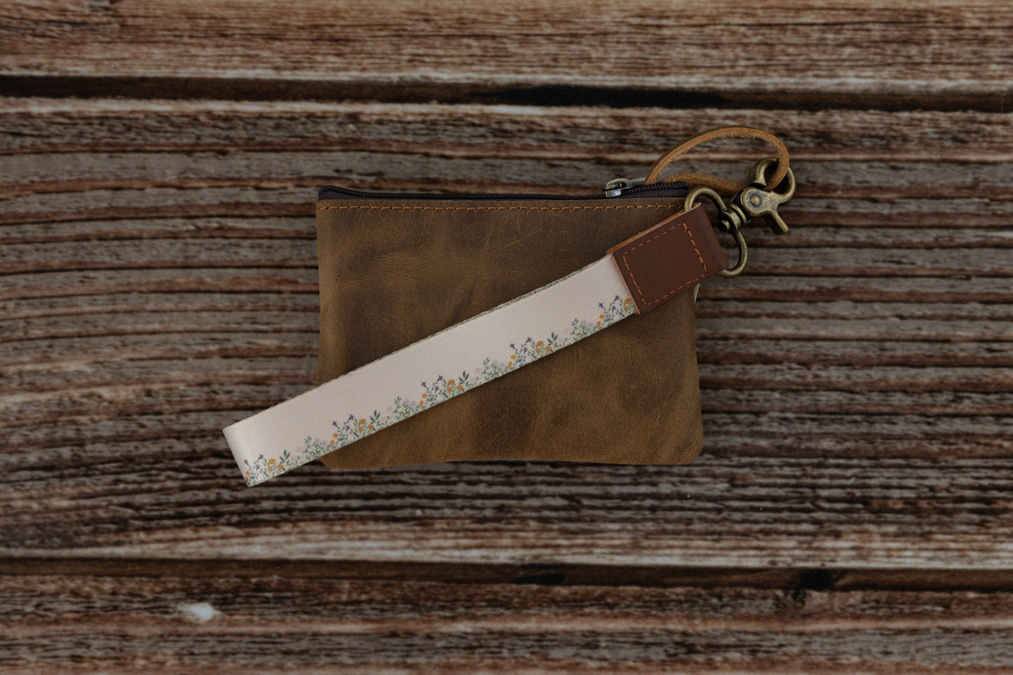 Flower Field Wristlet Keychain