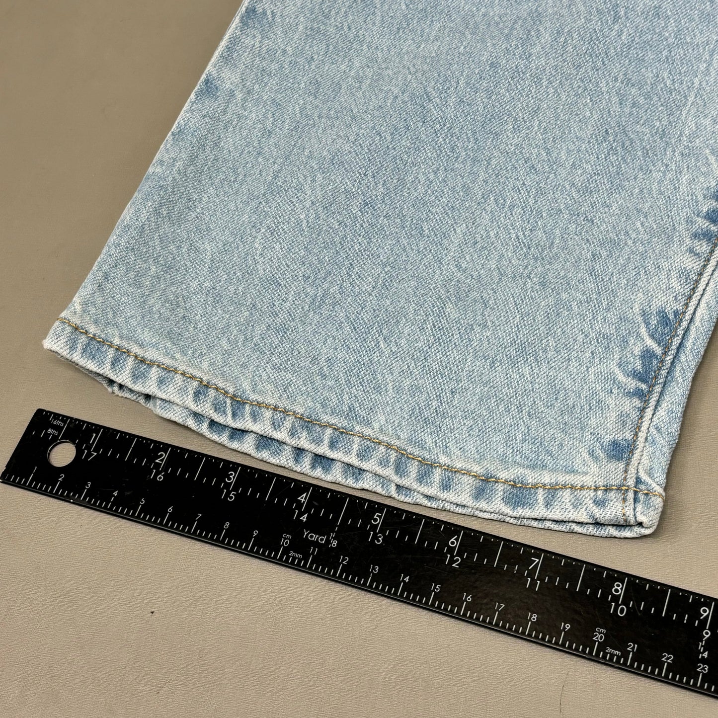 LEVIS Ribcage Straight Ankle Performance Jeans Women's Sz 26x27 Blue Light Wash