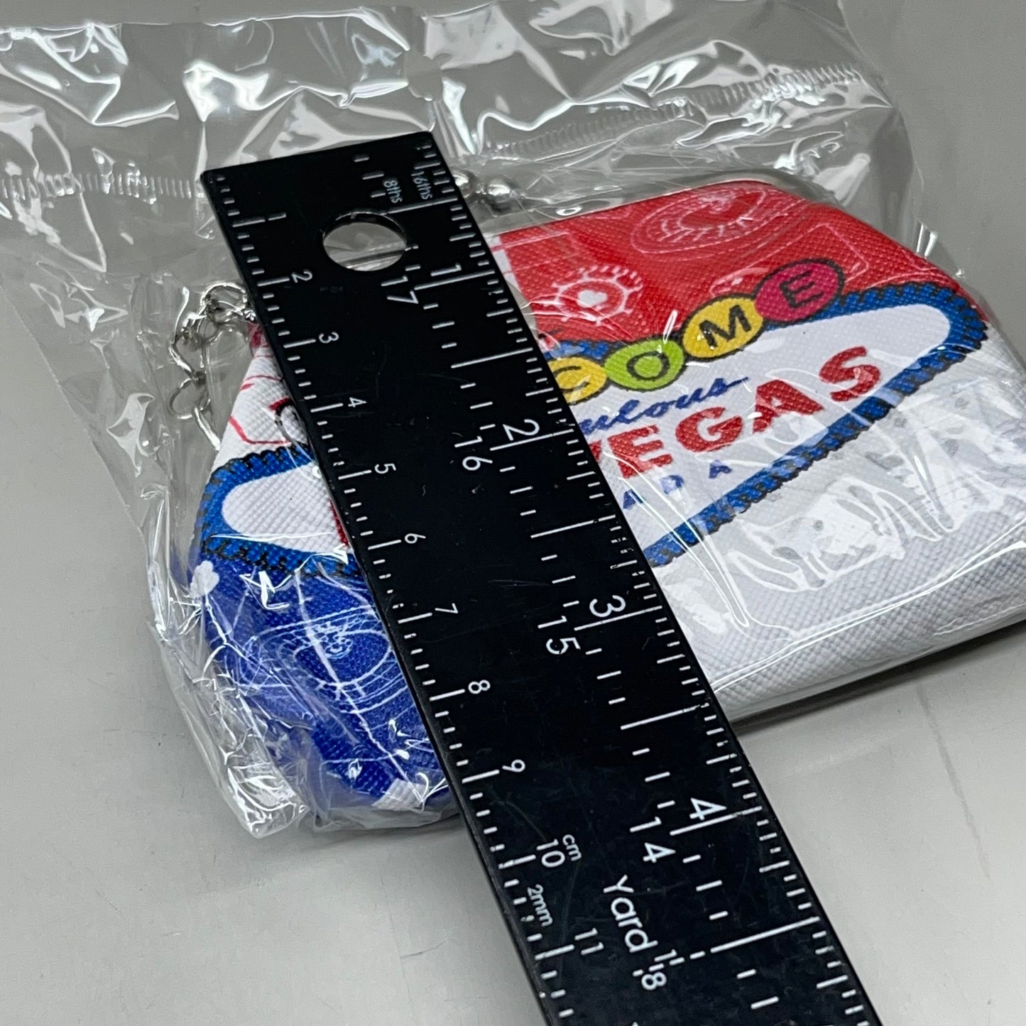 LAS VEGAS 3-PACK! Welcome to Fabulous Las Vegas Coin Purse Souvenirs 4" x 4" Poker