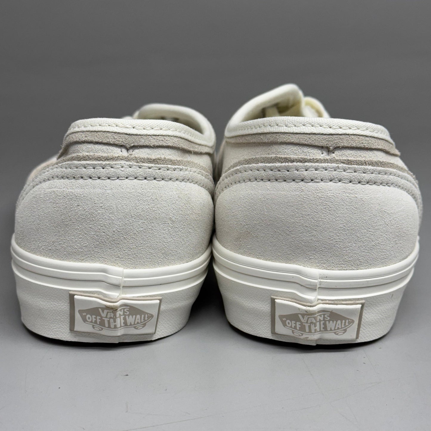 VANS Authentic Sliver Sneakers Shoes Women's Sz 9 White/White VN000D6DWWW