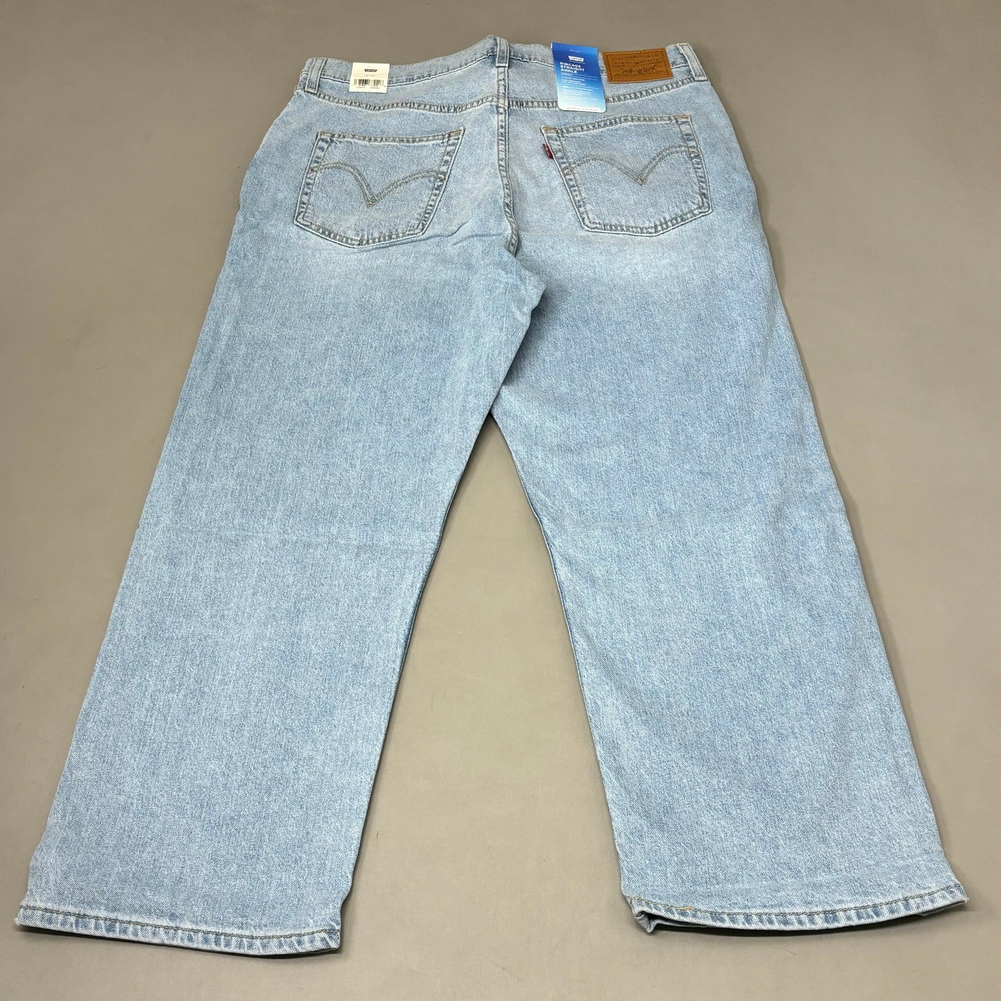 LEVIS Ribcage Straight Ankle Performance Jeans Women's Sz 26x27 Blue Light Wash