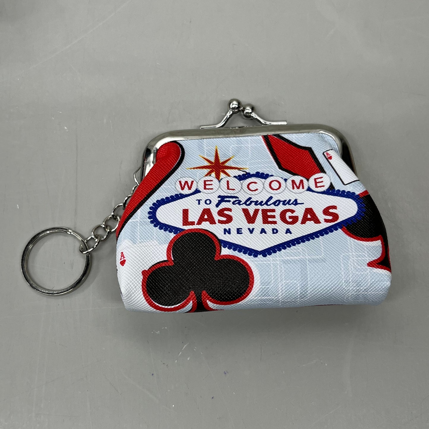 LAS VEGAS 3-PACK! Welcome to Fabulous Las Vegas Coin Purse Souvenirs 4" x 4" Cards