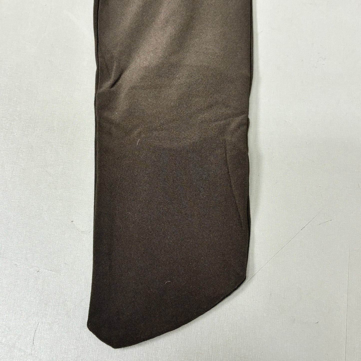 NORMA KAMALI Slim Fit Turtleneck Catsuit w/ Footsie Women's Sz M/38 Chocolate