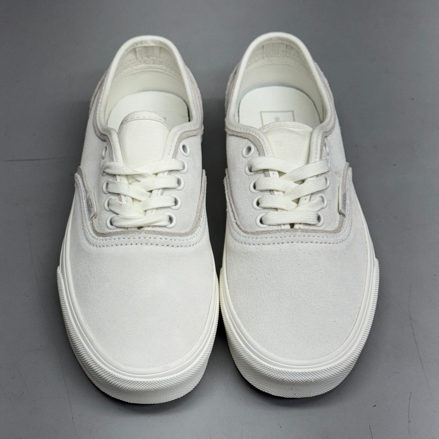 VANS Authentic Sliver Sneakers Shoes Women's Sz 9 White/White VN000D6DWWW
