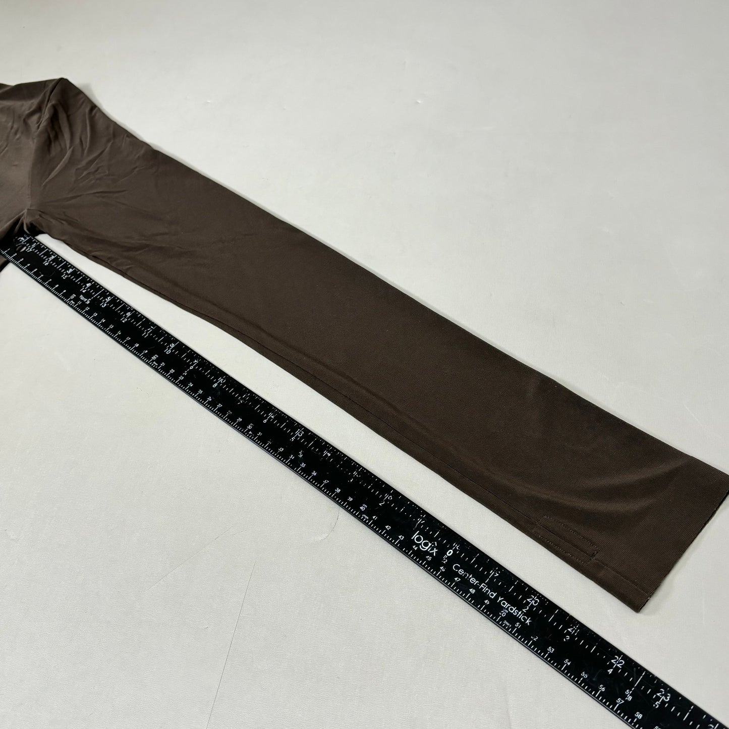 NORMA KAMALI Slim Fit Turtleneck Catsuit w/ Footsie Women's Sz M/38 Chocolate