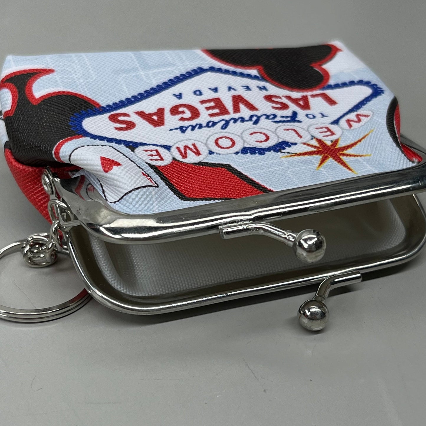 LAS VEGAS 3-PACK! Welcome to Fabulous Las Vegas Coin Purse Souvenirs 4" x 4" Cards