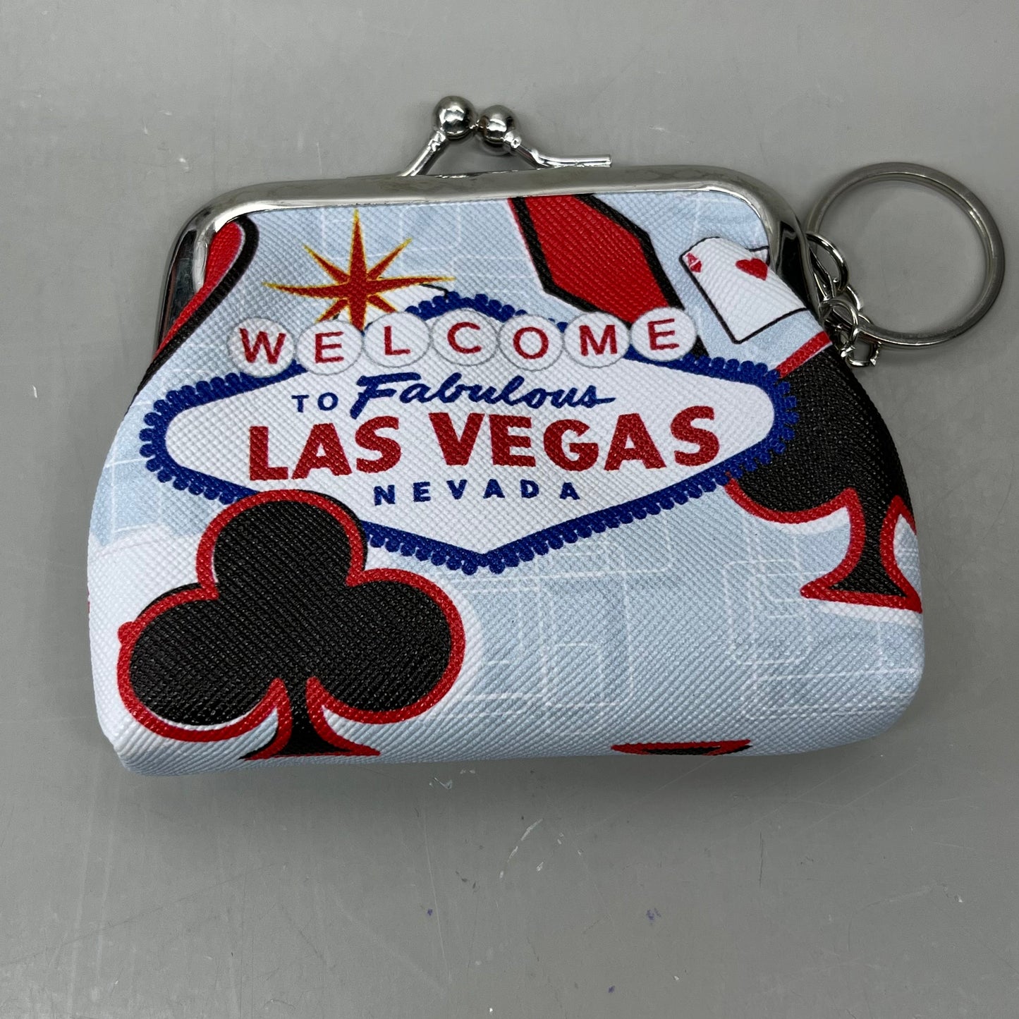 LAS VEGAS 3-PACK! Welcome to Fabulous Las Vegas Coin Purse Souvenirs 4" x 4" Cards