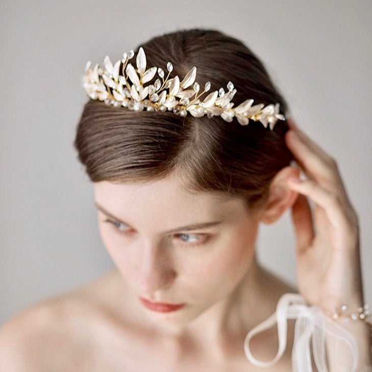 Reverie - Bohemian Rose Gold Bridal Tiara