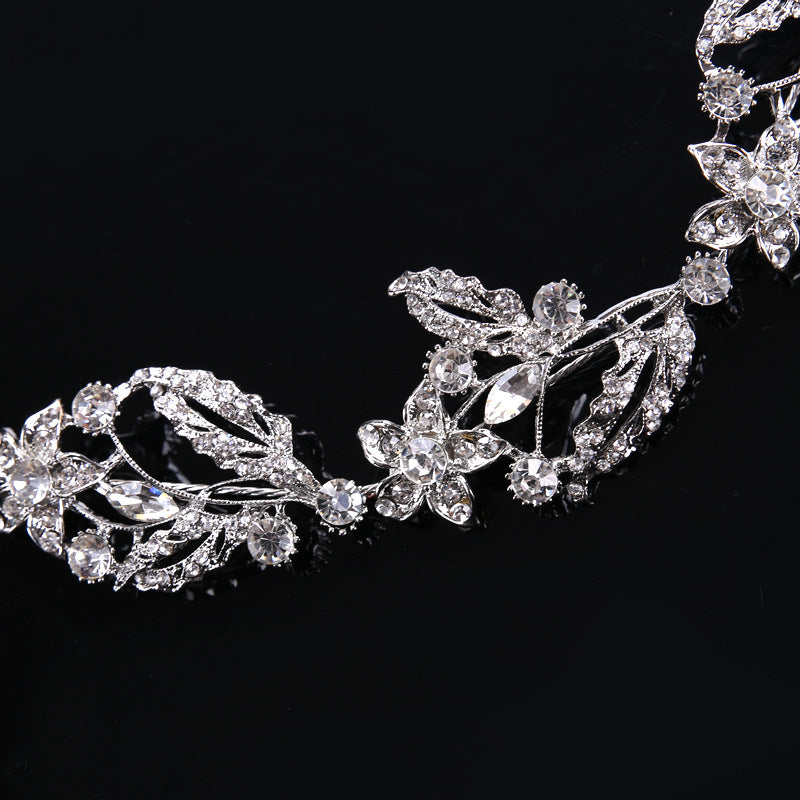 Lauren - Silver Crystal Bridal Headband