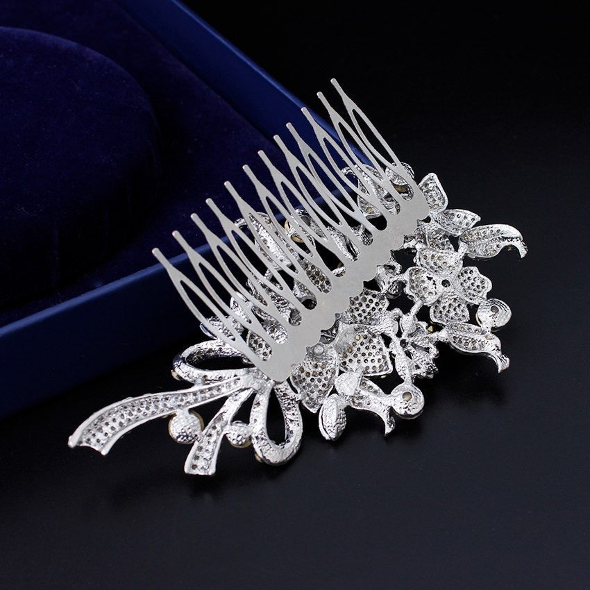 "Auna" - Crystal Bridal Hair Comb