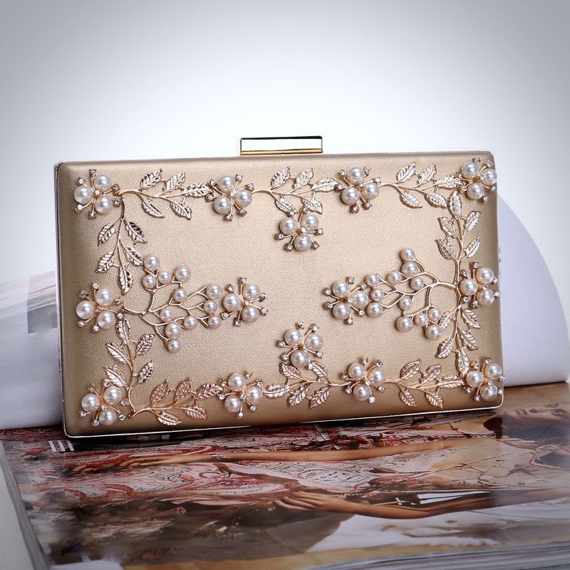 Angela - Gold Bridal Handbag Clutch