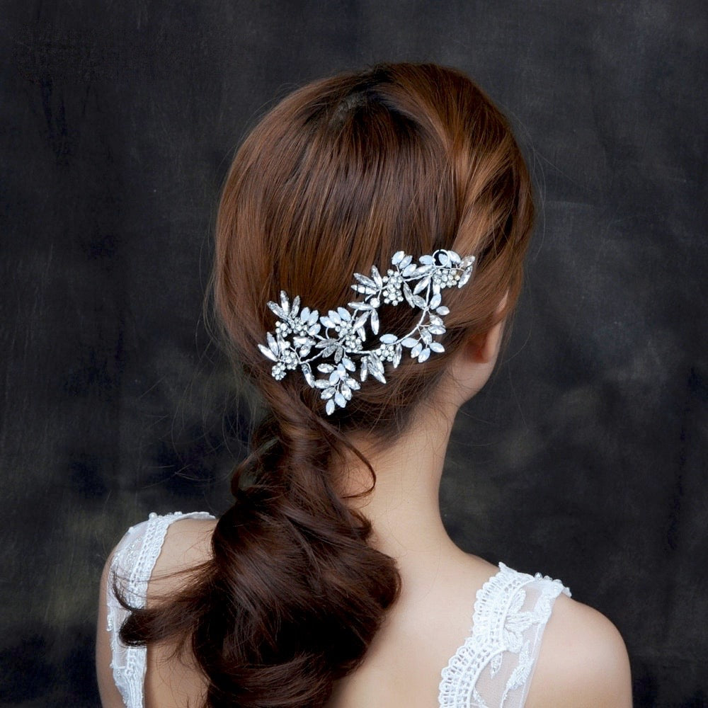Lora - Opal Bridal Hair Accessory