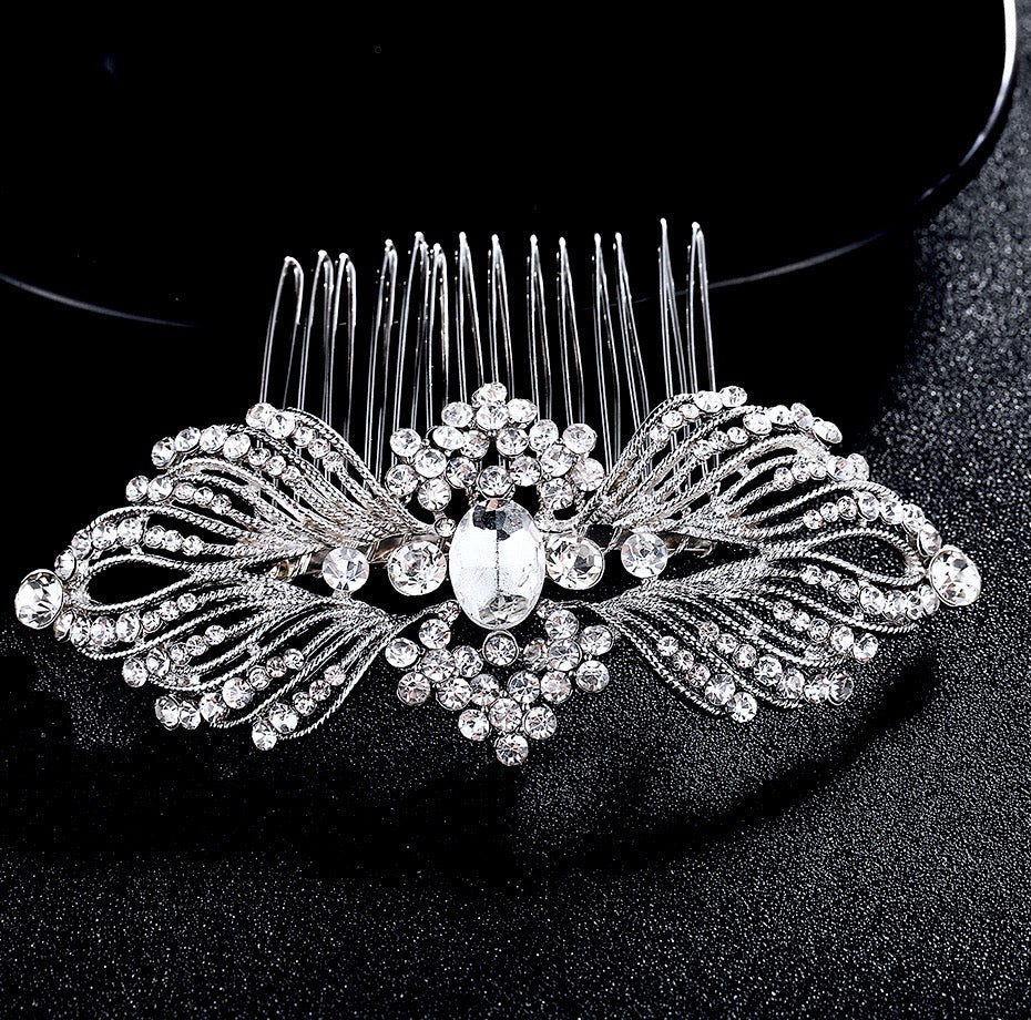 Tessa - Vintage Crystal Bridal Hair Comb