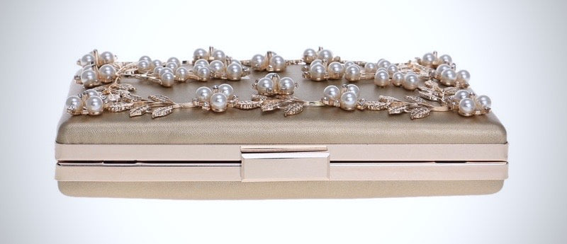 Angela - Gold Bridal Handbag Clutch