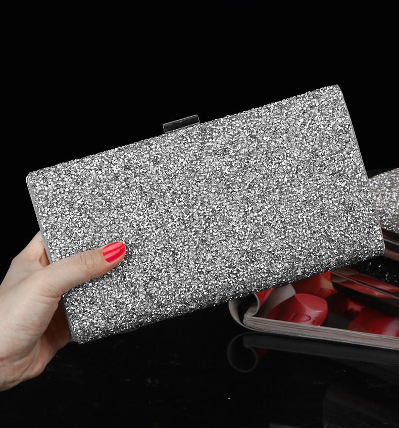 Charlee - Crystalized Bridal Handbag Clutch
