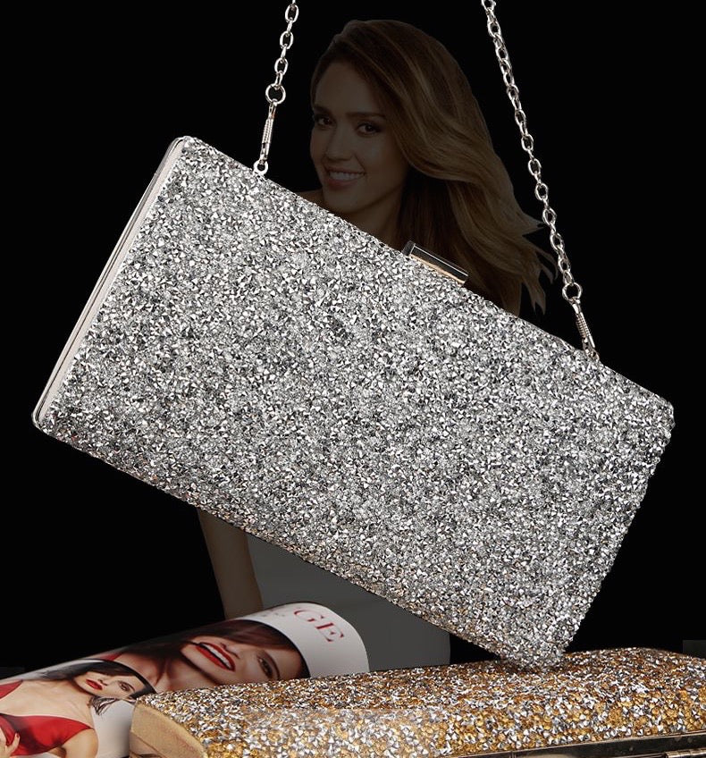Charlee - Crystalized Bridal Handbag Clutch