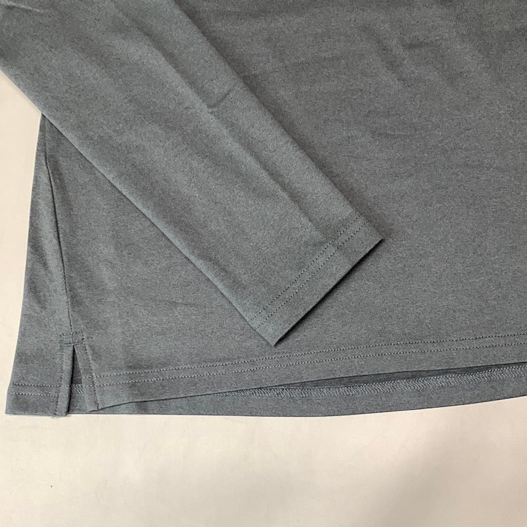 NATHAN 365 Hooded Long Sleeve Shirt Women's Sz L Dark Charcoal NS50080-80078-L (New)