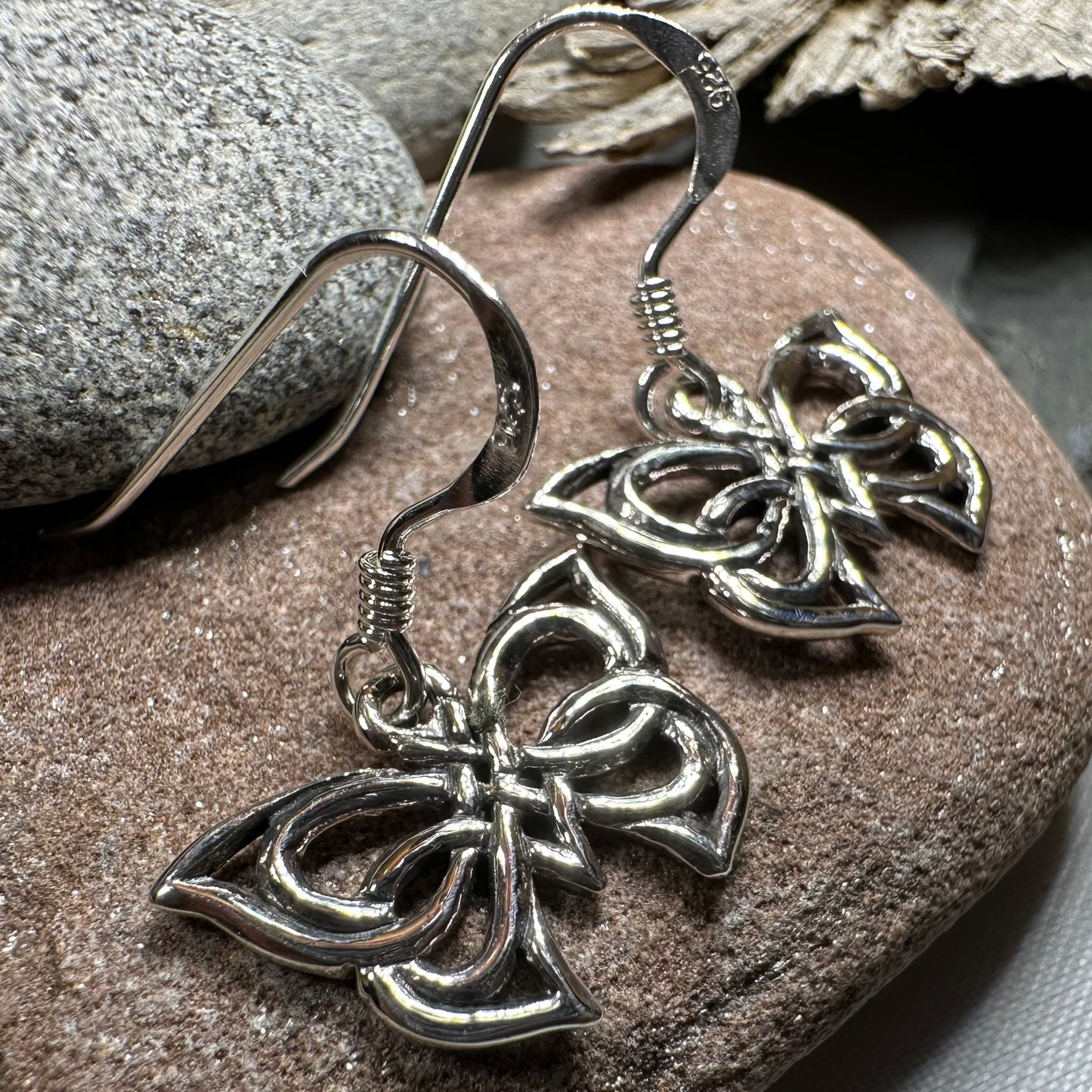 Flutter Celtic Butterfly Earrings