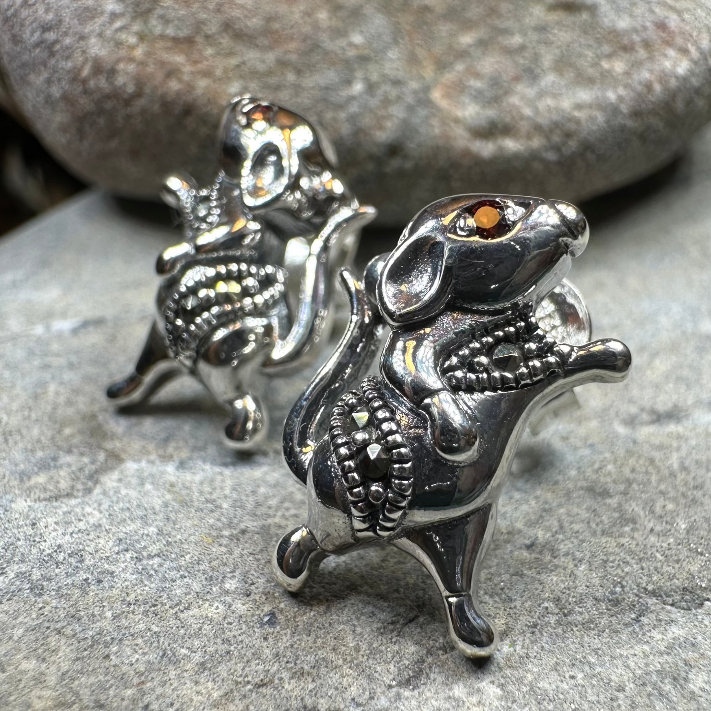 Luch Mouse Post Earrings