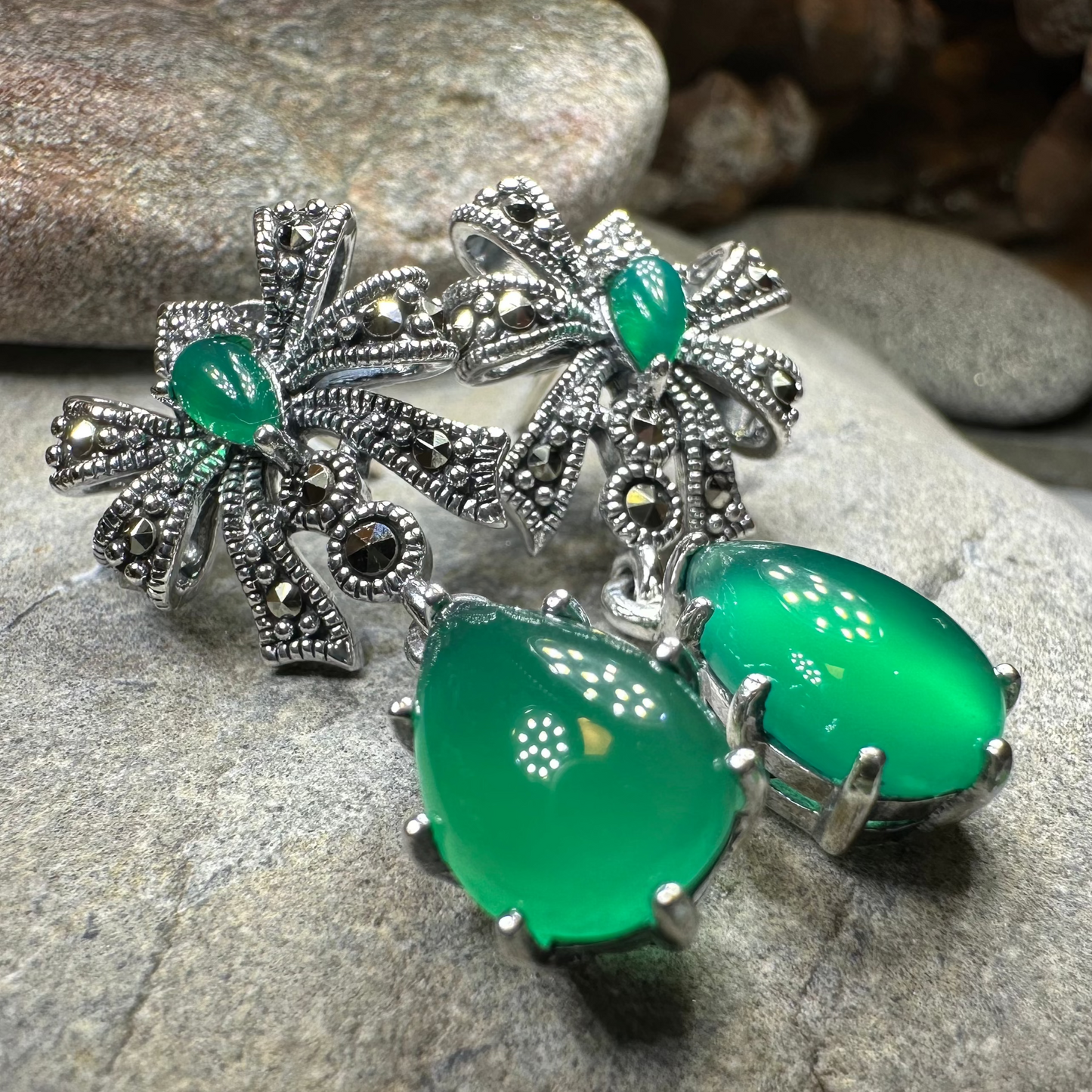 Irish Princess Marcasite Earrings
